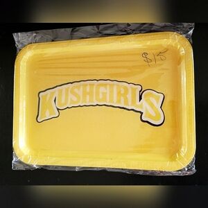 *3/$20 KUSHGIRLS Yellow Rolling Tray